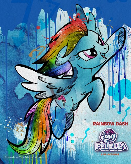 My Little Pony : The Movie - Mexican Movie Poster