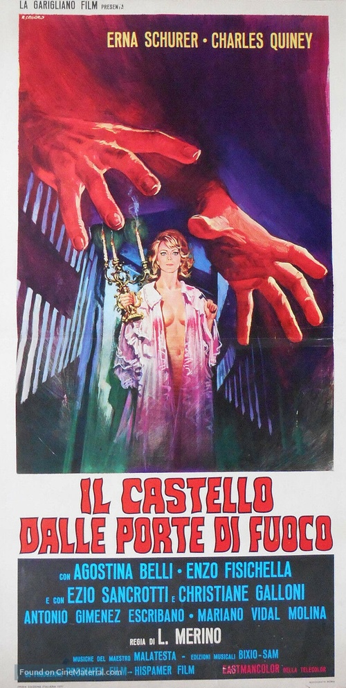 Il castello dalle porte di fuoco - Italian Movie Poster