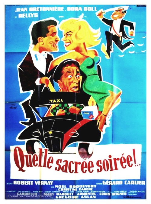 Quelle sacr&eacute;e soir&eacute;e - French Movie Poster