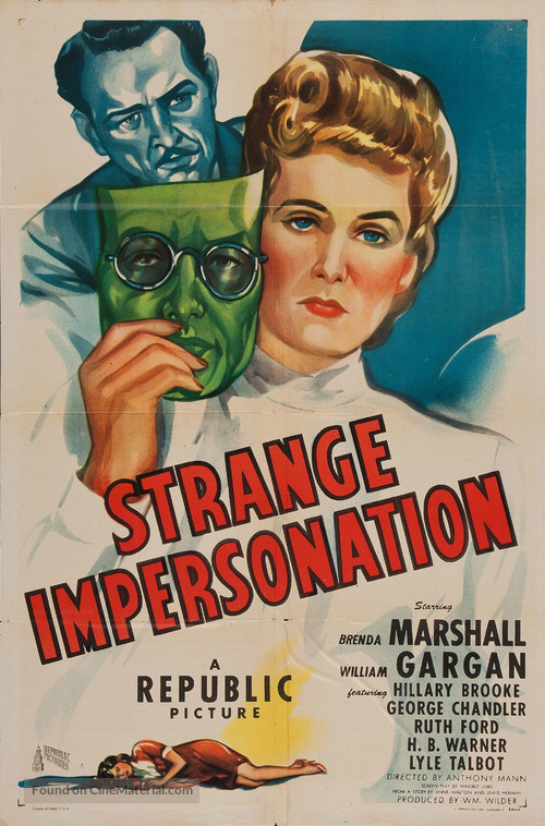 Strange Impersonation - Movie Poster