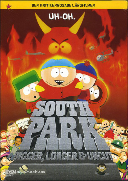 South Park: Bigger Longer &amp; Uncut - Swedish DVD movie cover