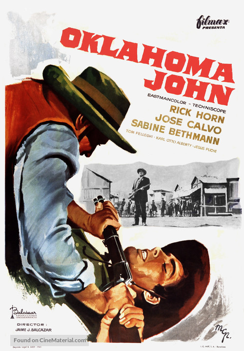 Oklahoma John - Spanish Movie Poster