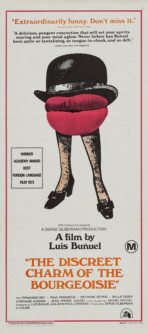 Le charme discret de la bourgeoisie - Australian Movie Poster
