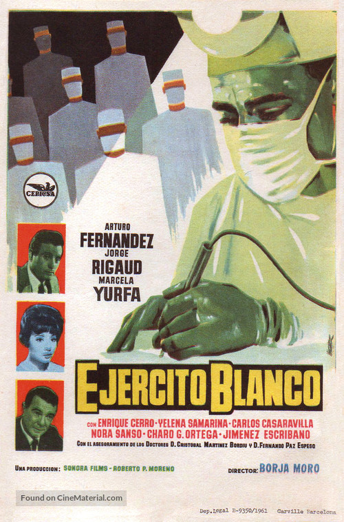 Ej&eacute;rcito blanco - Spanish Movie Poster