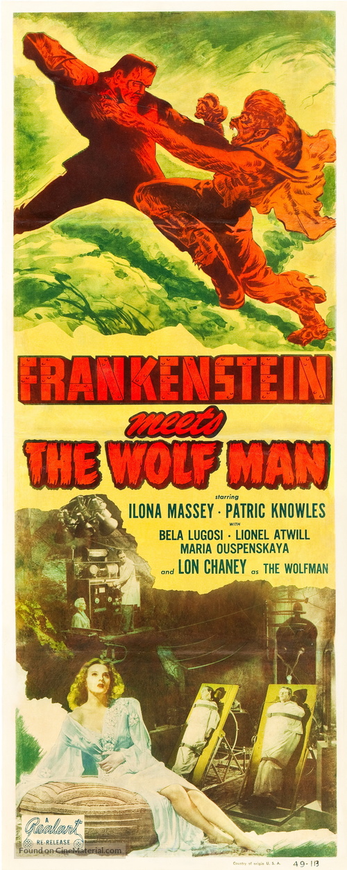 Frankenstein Meets the Wolf Man - Movie Poster