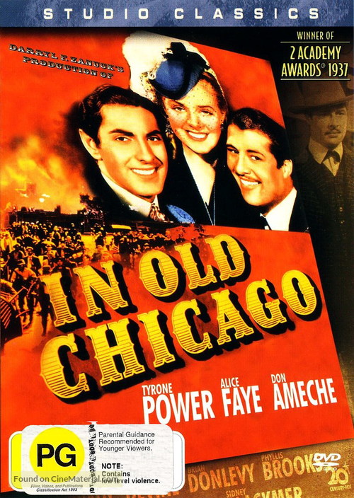 In Old Chicago - New Zealand DVD movie cover