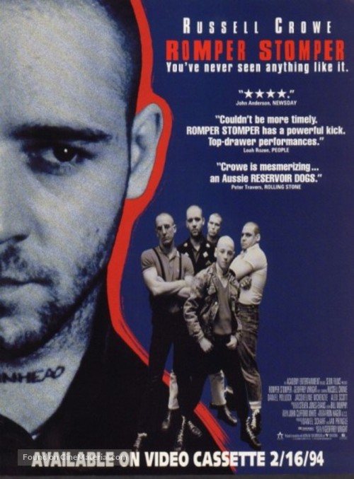 Romper Stomper - Video release movie poster