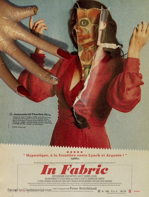 In Fabric - French Movie Poster