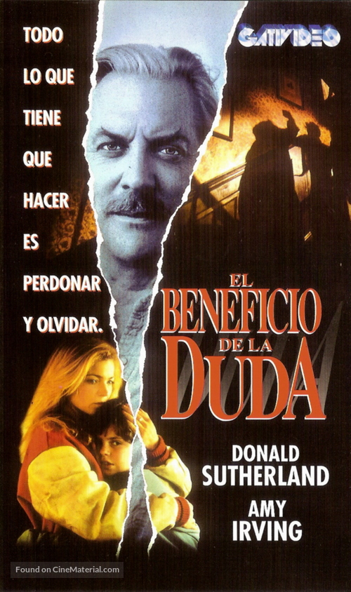 Benefit of the Doubt - Argentinian VHS movie cover