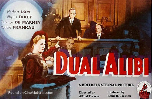 Dual Alibi - British Movie Poster