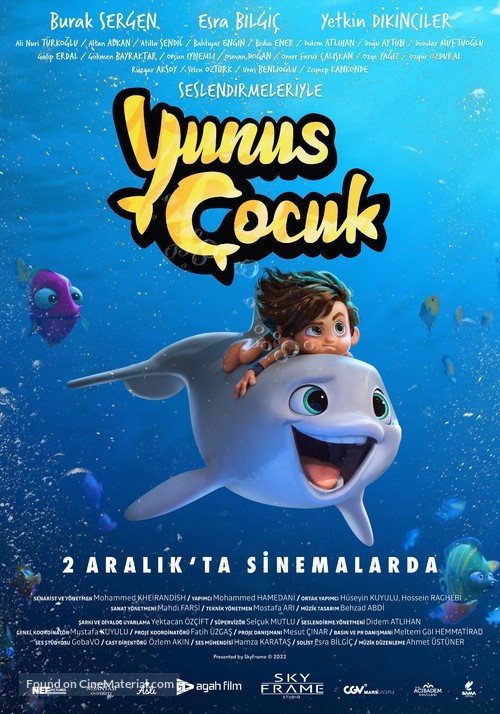 Dolphin Boy - Turkish Movie Poster