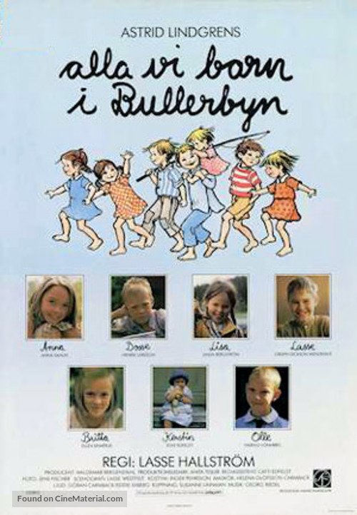 Alla vi barn i Bullerbyn - Swedish Movie Poster