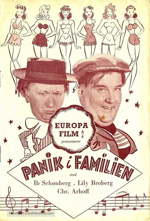 Panik i familien - Danish Movie Poster