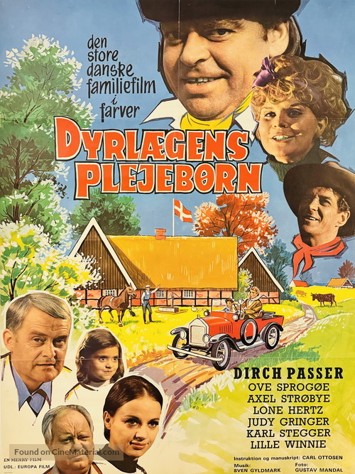 Dyrl&aelig;gens plejeb&oslash;rn - Danish Movie Poster