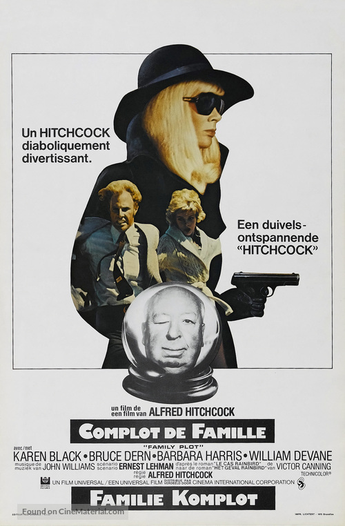 Family Plot - Belgian Movie Poster