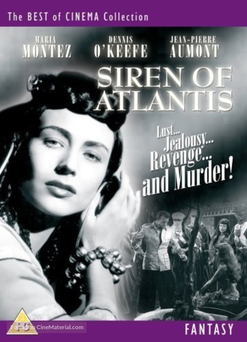 Siren of Atlantis - British DVD movie cover