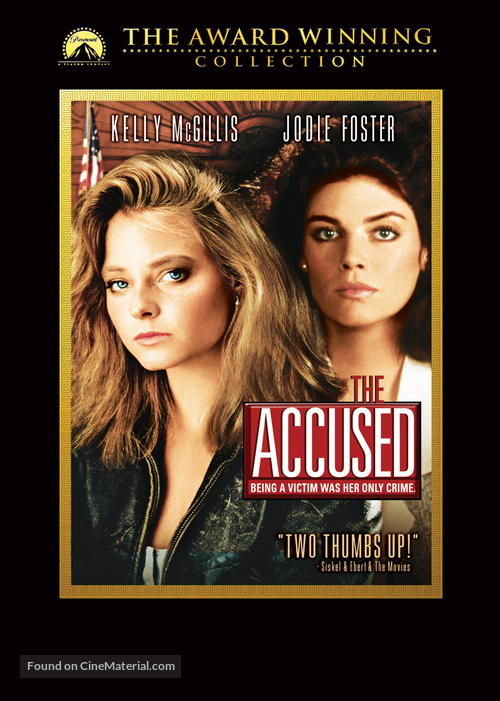 The Accused (1988) Australian dvd movie cover