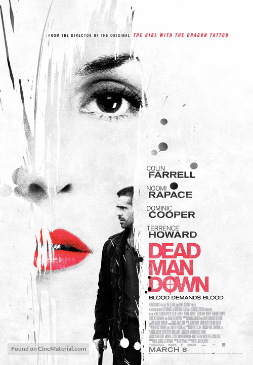 Dead Man Down - Canadian Movie Poster