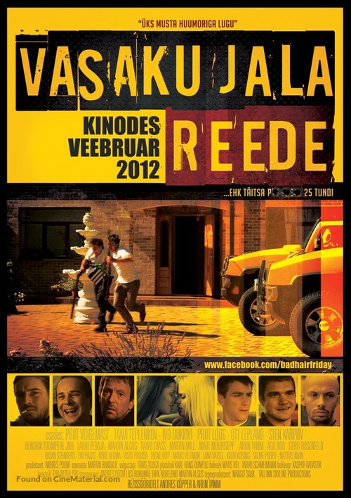 Vasaku jala reede - Estonian Movie Poster