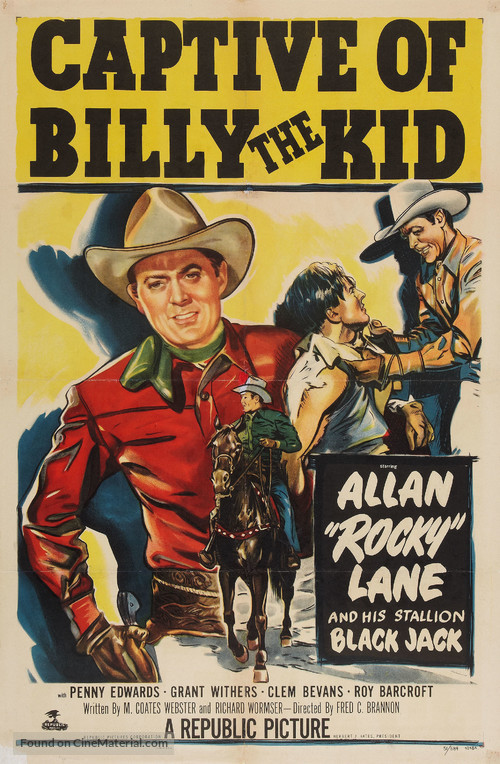 Captive of Billy the Kid - Movie Poster