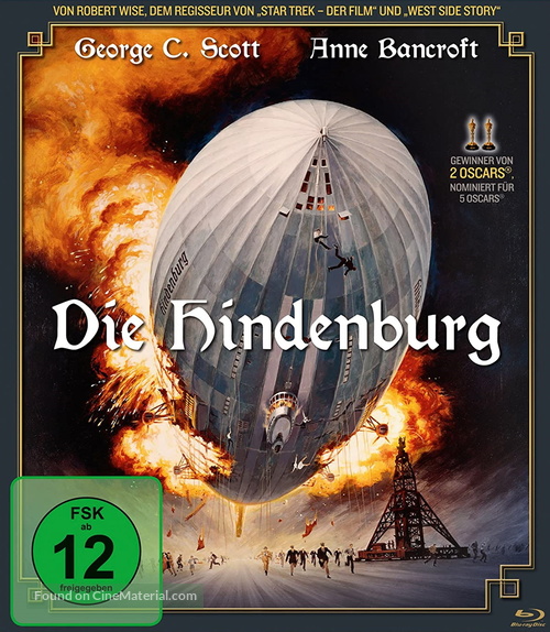 The Hindenburg - German Blu-Ray movie cover