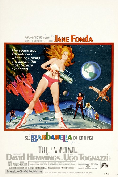 Barbarella - Theatrical movie poster