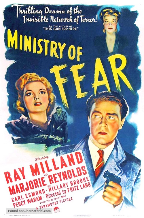 Ministry of Fear - Movie Poster