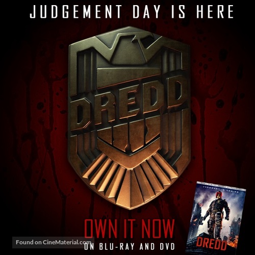 Dredd - Video release movie poster