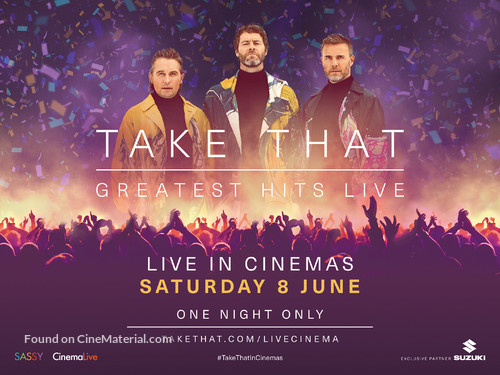 Take That - Greatest Hits Live (Concert) - British Movie Poster