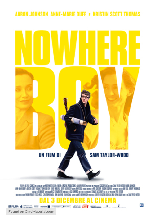 Nowhere Boy - Italian Movie Poster