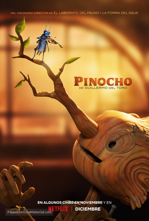 Guillermo del Toro&#039;s Pinocchio - Mexican Movie Poster