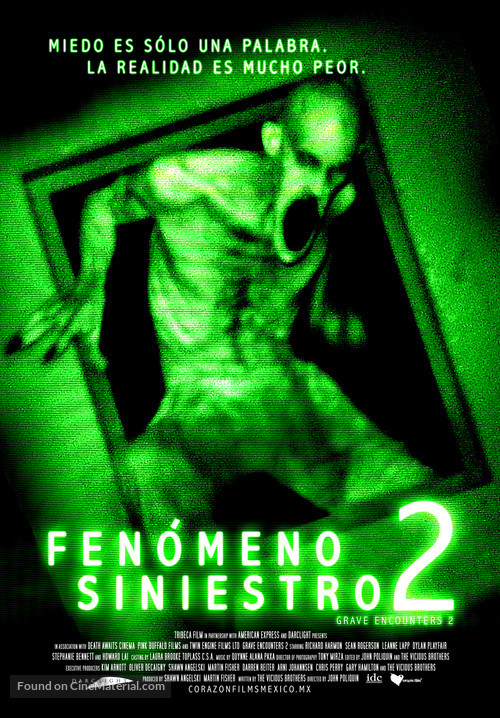 Grave Encounters 2 - Mexican Movie Poster