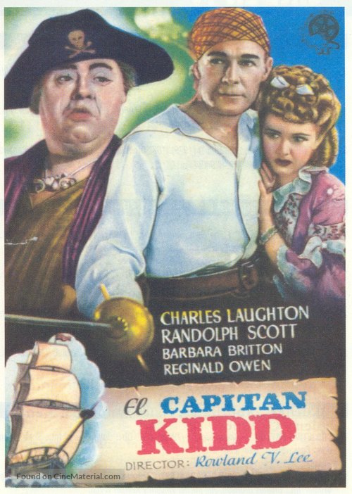 Captain Kidd - Spanish Movie Poster