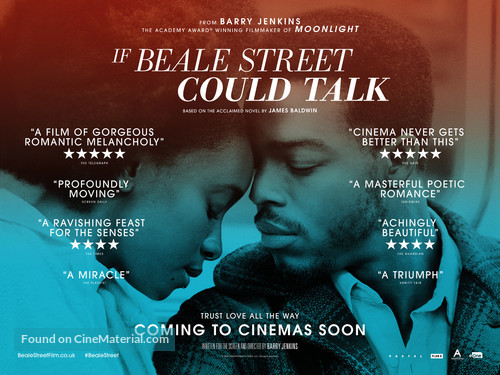 If Beale Street Could Talk - British Movie Poster