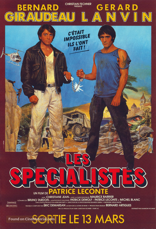 Sp&eacute;cialistes, Les - French Movie Poster
