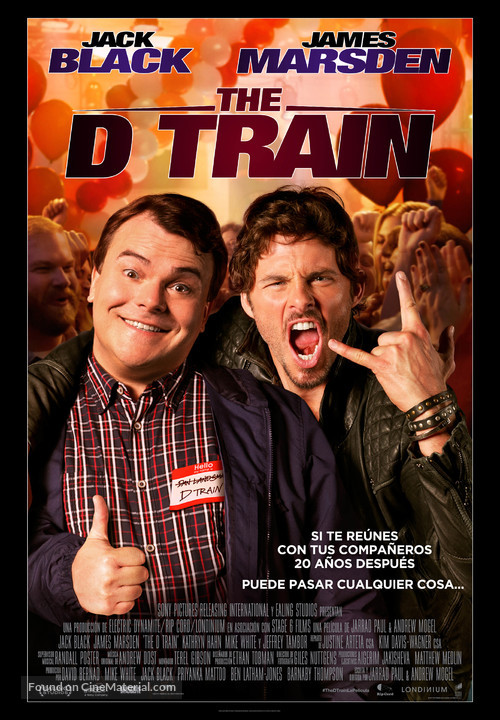 The D Train - Spanish Movie Poster