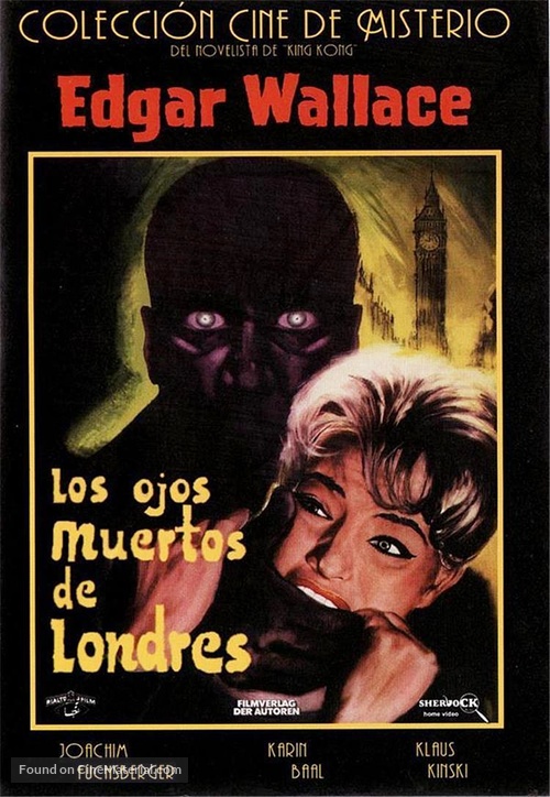 Die toten Augen von London - Spanish DVD movie cover