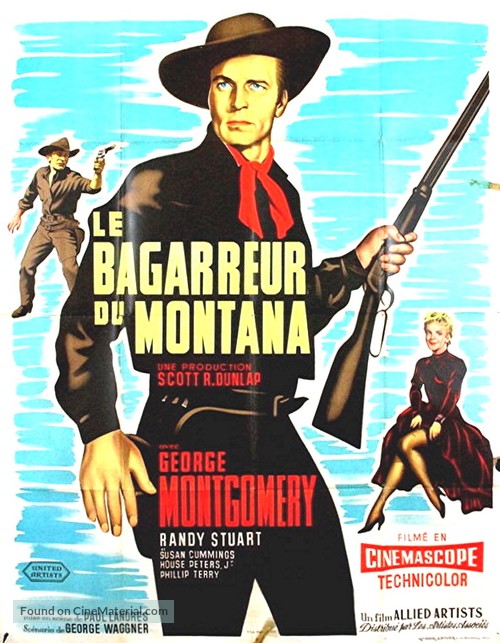 Man from God&#039;s Country - French Movie Poster