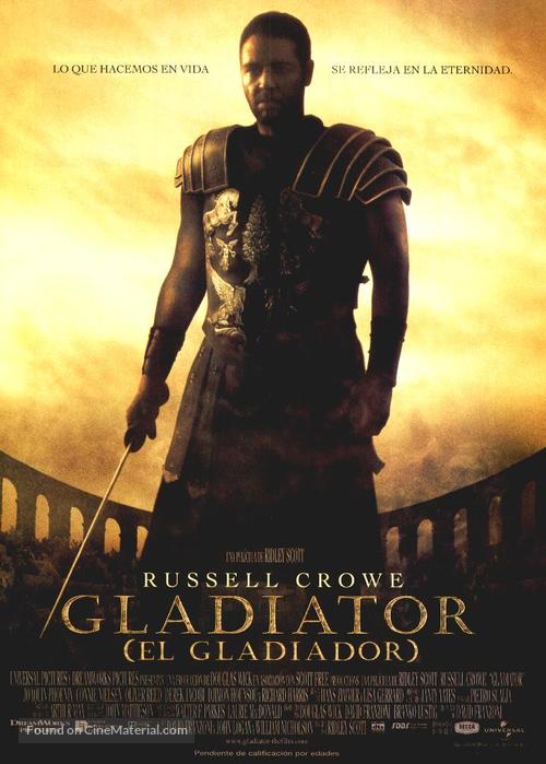 Gladiator - Spanish Movie Poster