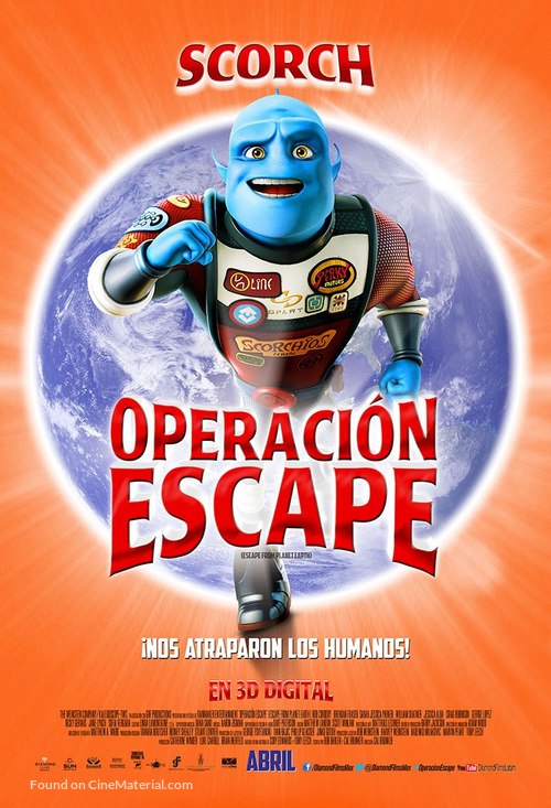 Escape from Planet Earth - Mexican Movie Poster
