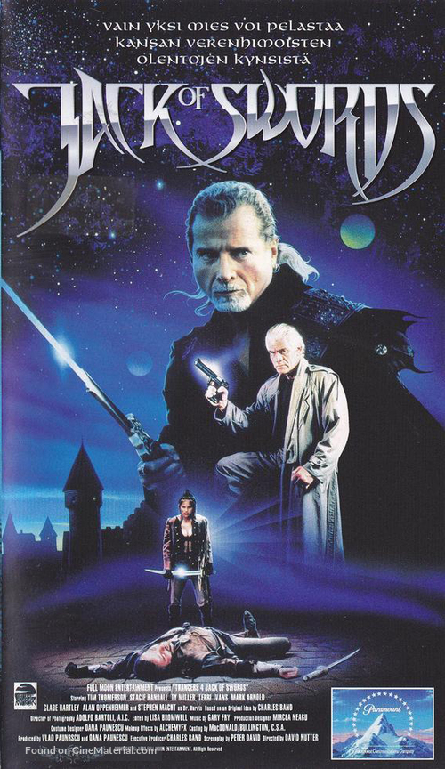 Trancers 4: Jack of Swords - Finnish Movie Cover