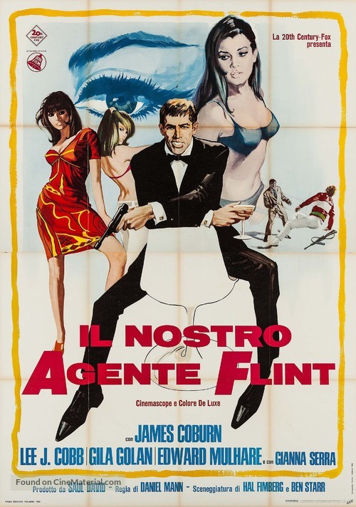 In Like Flint - Italian Movie Poster