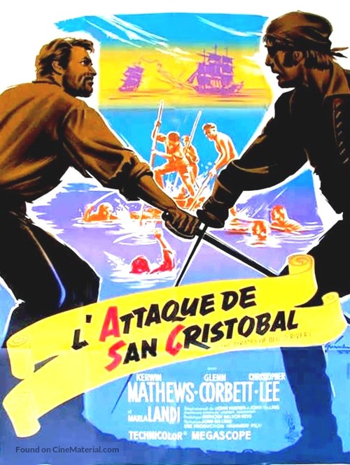 Pirates of Blood River - French Movie Poster