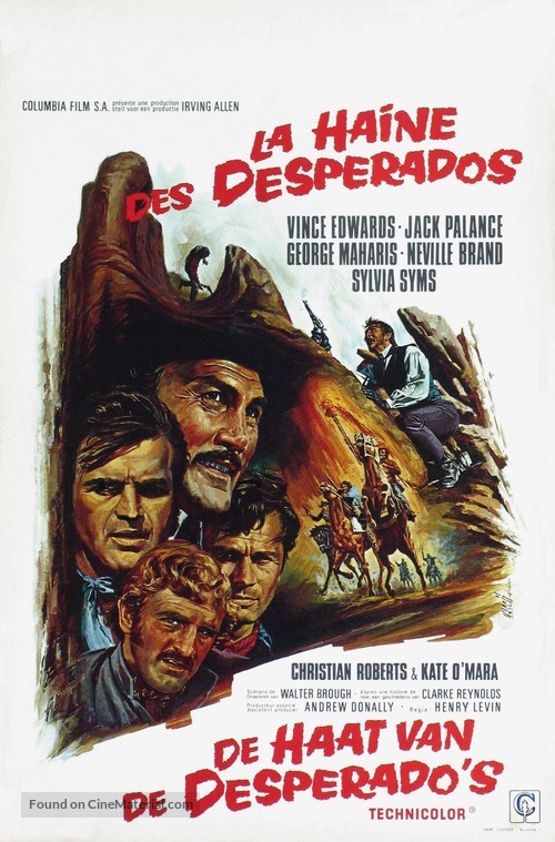 The Desperados - Belgian Movie Poster