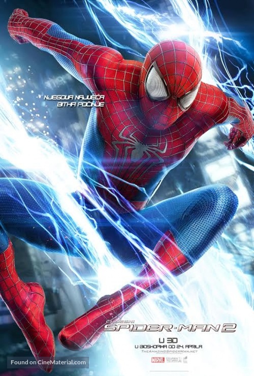 The Amazing Spider-Man 2 - Serbian Movie Poster