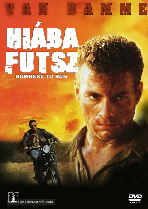 Nowhere To Run - Hungarian DVD movie cover