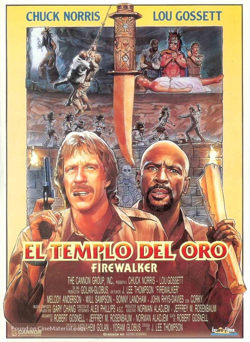 Firewalker - Spanish Movie Poster
