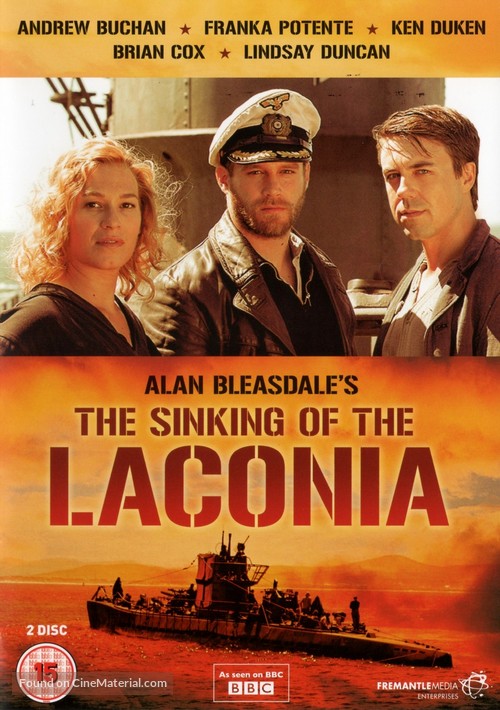 &quot;The Sinking of the Laconia&quot; - British DVD movie cover
