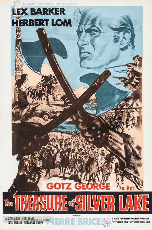 Der Schatz im Silbersee - British Movie Poster