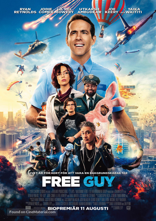 Free Guy - Swedish Movie Poster